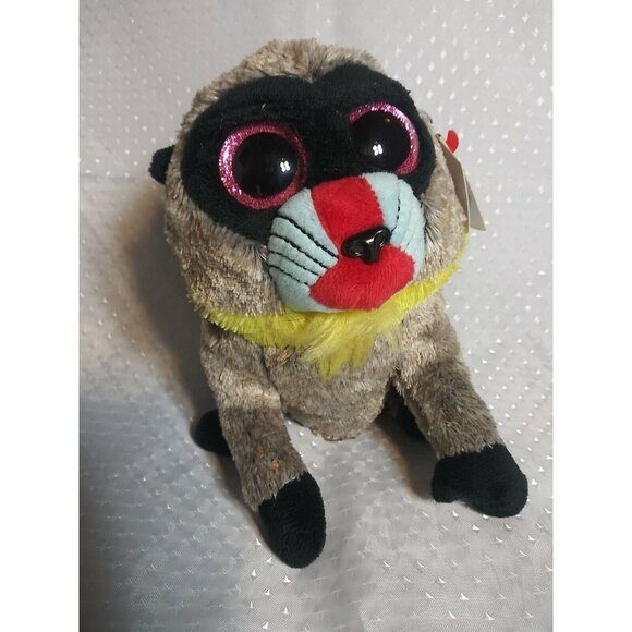 Ty Beanie Boos - WASABI the Baboon (9 Inch) with MINT TAGS - Picture 1 of 8
